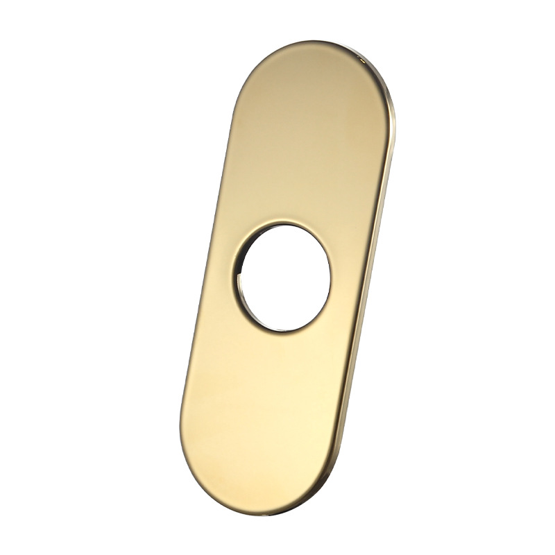 Suministro directo de fábrica 304 acero inoxidable cepillado grifo de la cocina 10 pulgadas placa decorativa baño base 6 pulgadas cubierta