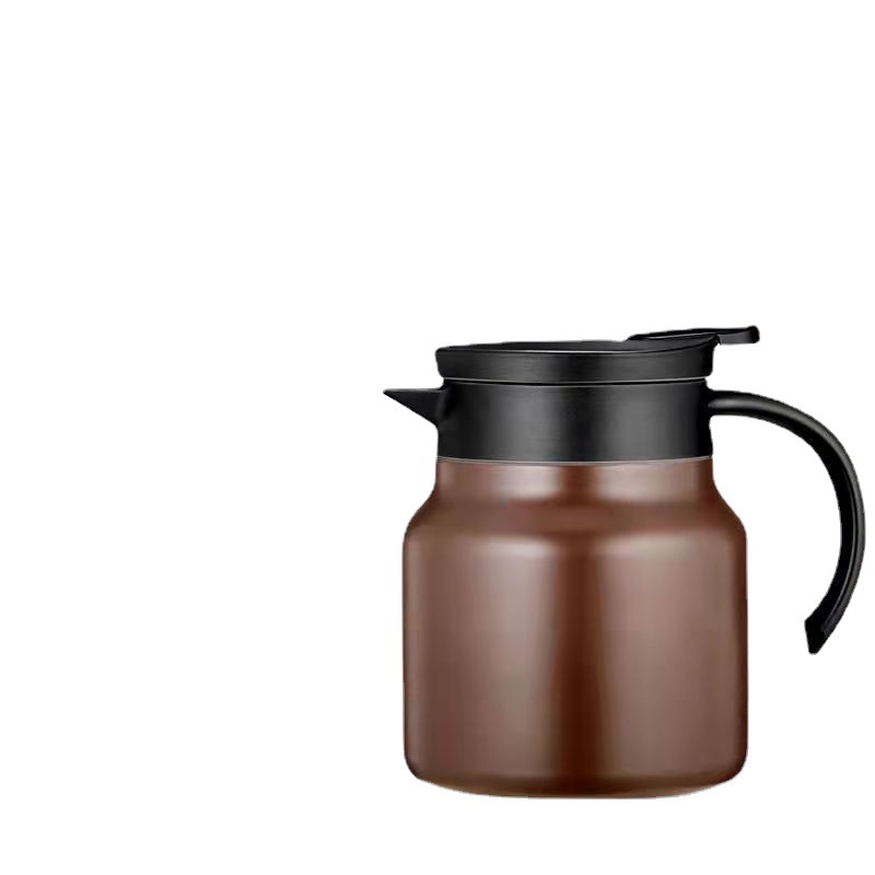 316 de acero inoxidable guisada tetera vacío de gran capacidad al aire libre cafetera té casa tapada té olla de aislamiento al por mayor