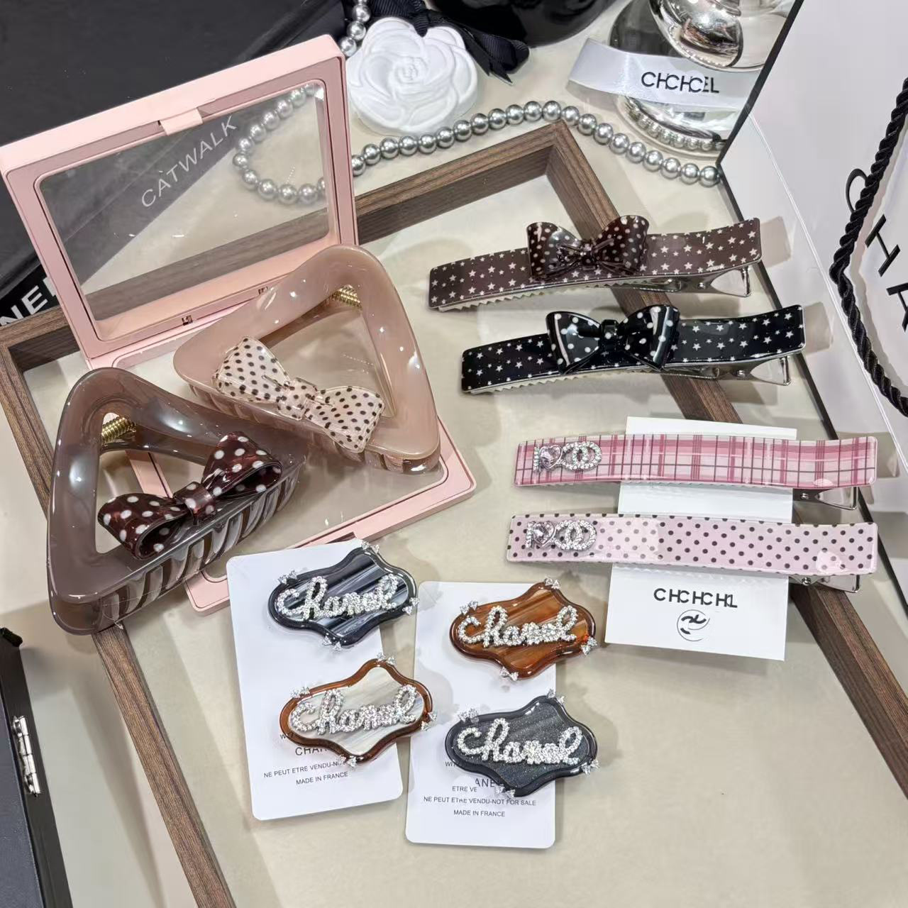 Acetate Original Hair Clip Premium Edge Clip Delicate Luxury Girl Hair Pin Korean Style Butterfly Back Head Duck Bill Clip