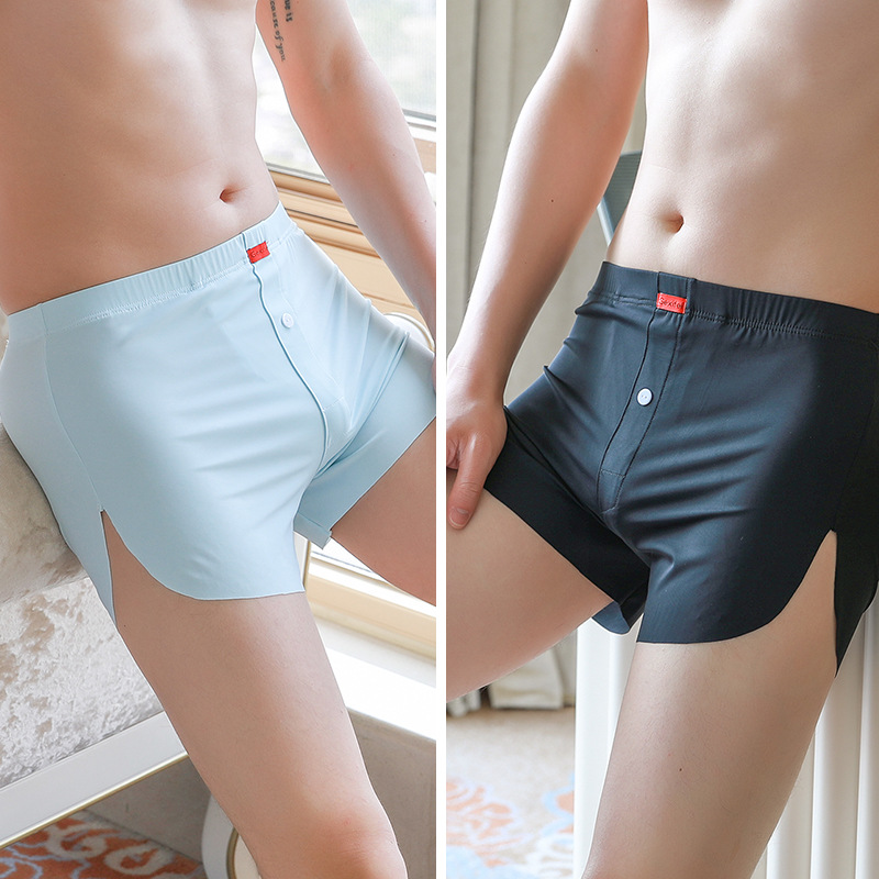 Pantalones de hielo para hombres de alta calidad, ropa de hombre, hielo de cuatro ángulos, ángulo plano, pantalones cortos de arroz, pantalones de hombre