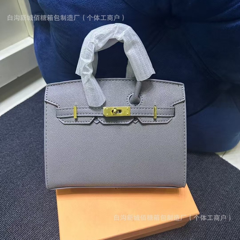 国境を越えた卸売ライチ柄プラチナバッグ女性用 24 新しいトレンディなインターネットセレブと同じスタイルのケリーバッグ大容量ハンドバッグ女性用|undefined