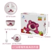 (Color Box) 6738 Strawberry Bear Tableware Set