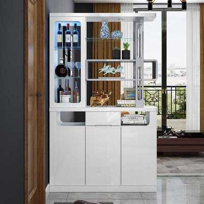 進客廳簡約玄關櫃鞋櫃壹體隔斷櫃酒櫃屏風置物櫃雙面儲物櫃