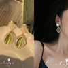 Retro advanced earrings, mosquito coil, ear clips from pearl, French retro style, high-quality style, no pierced ears, wholesale