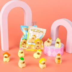 小咕咚1011卡皮巴拉盲袋橡皮擦ins卡通創意乾淨少屑橡皮學生文具