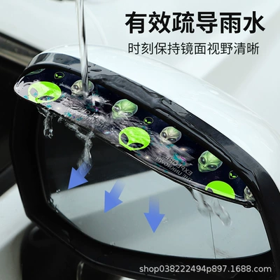 Rearview mirror rainproof sticker – rearview mirror rain cover, rearview