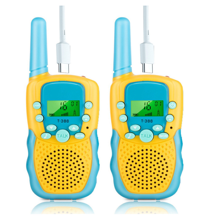 Charging yellow and blue pair