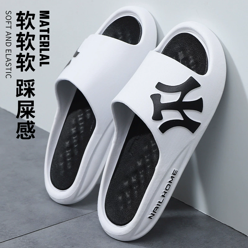 Тапочки мужские слипоны летние домашние eva нескользящий дезодорант для дома и улицы 2024 новые сандалии для женщин