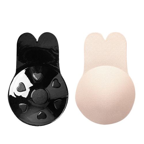 Rabbit ears breast lifting patch, push-up breast pad, anti-bump, breathable, invisible, traceless breast lifting patch, women's Hefeng underwear