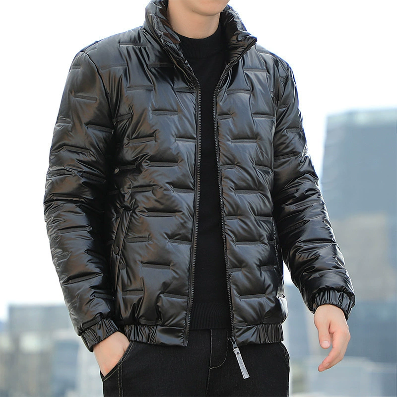 Зимние яркие хлопчатобумажные куртки для мужчин повседневная утолщенная хлопчатобумажная одежда модные корейские хлебные куртки для мужчин трансграничный экспорт