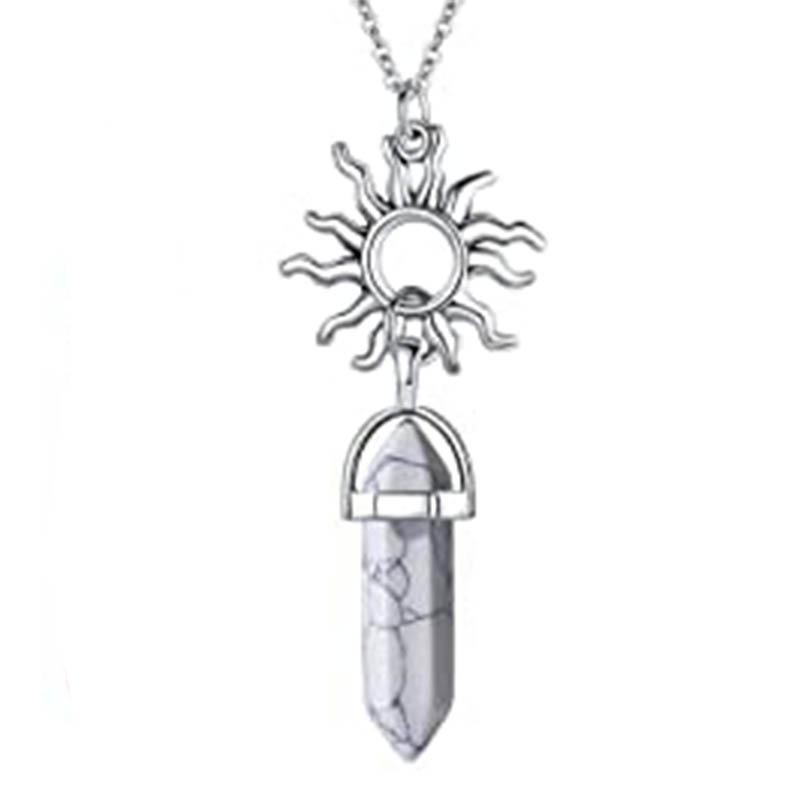 Pendant Necklace Classification IG Style Casual Geometric Crystal Iron Wholesale Pendant Necklace