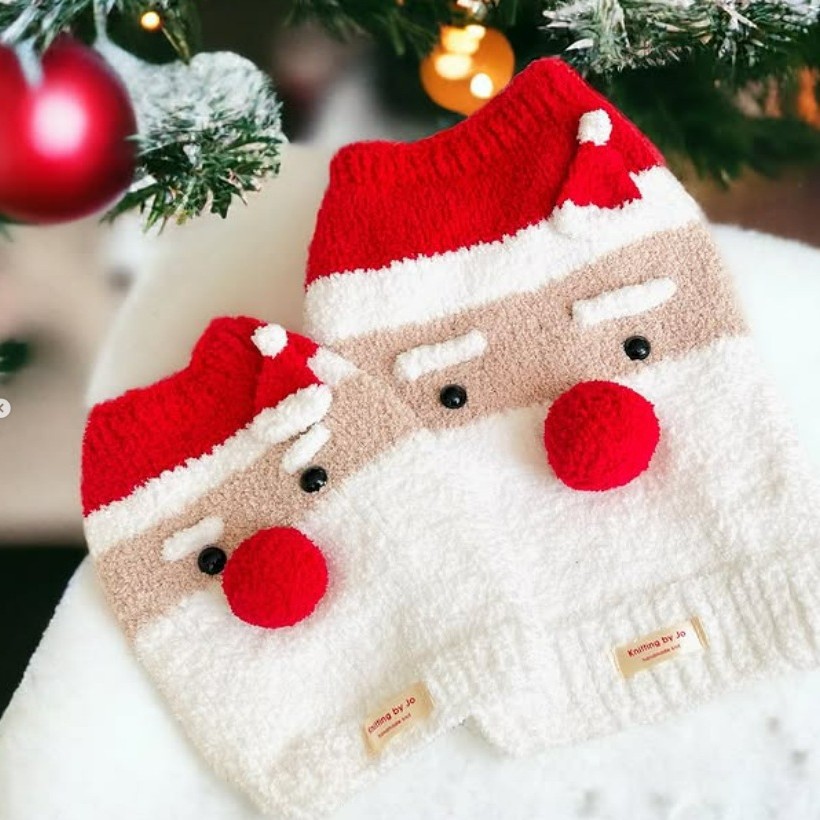 Otoño y invierno pequeño oso rayas cálidos suéter de dos patas Navidad y Año Nuevo mascotas perros y gatos pequeños y medianos ropa