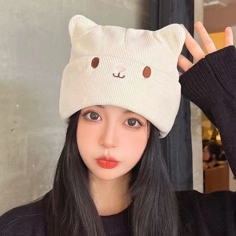 帽子女款2025新款秋冬季孕妇产后月子帽可爱女士加绒保暖堆堆冷帽|undefined