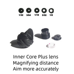 複合滑輪弓帶帽窺孔套裝可換內芯窺孔37/45度裝澄清器6倍8倍鏡片