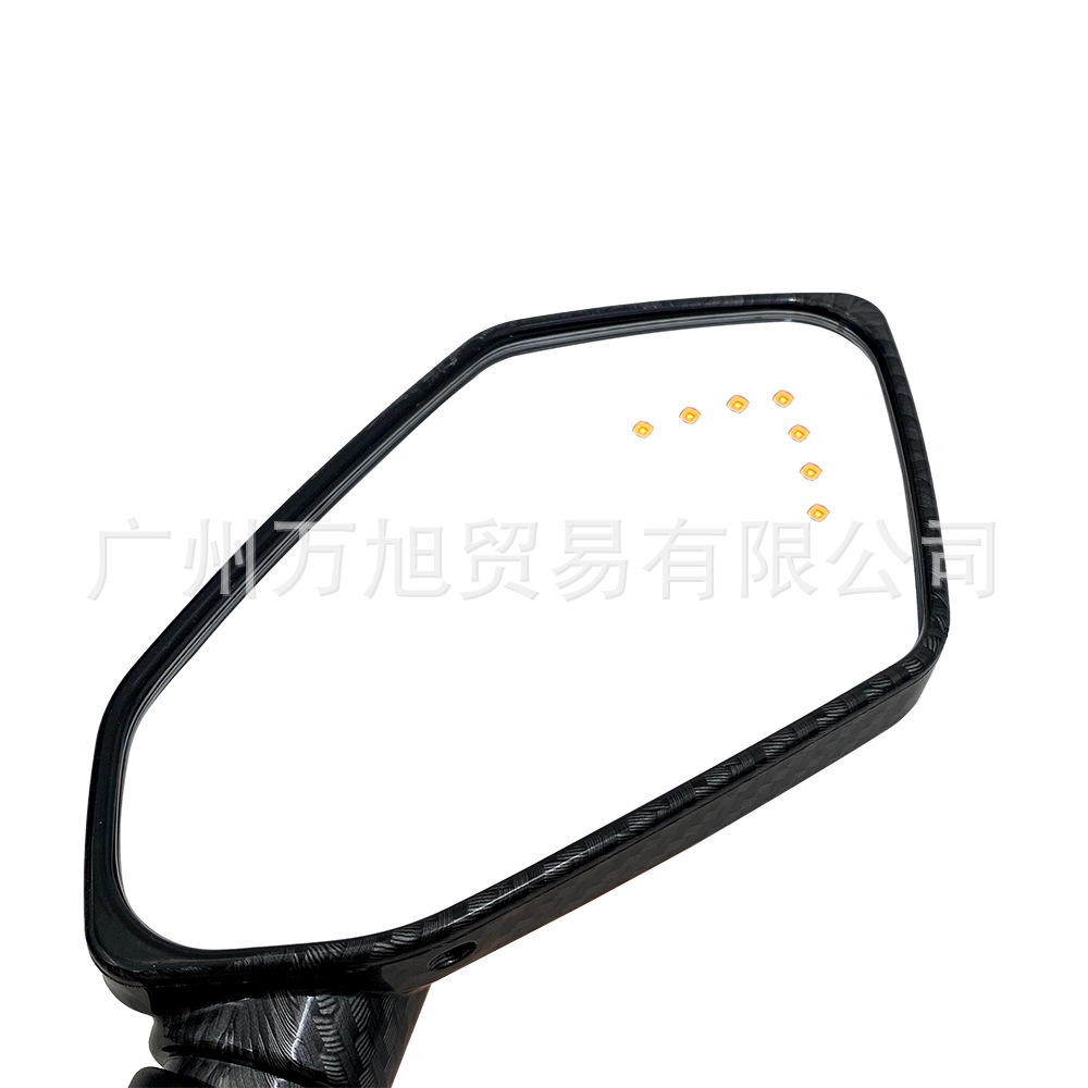 Suitable for Cbr 600Rr Cbr 1000Rr Dual-Light Dynamic Streamer Motorcycle Rearview Mirror
