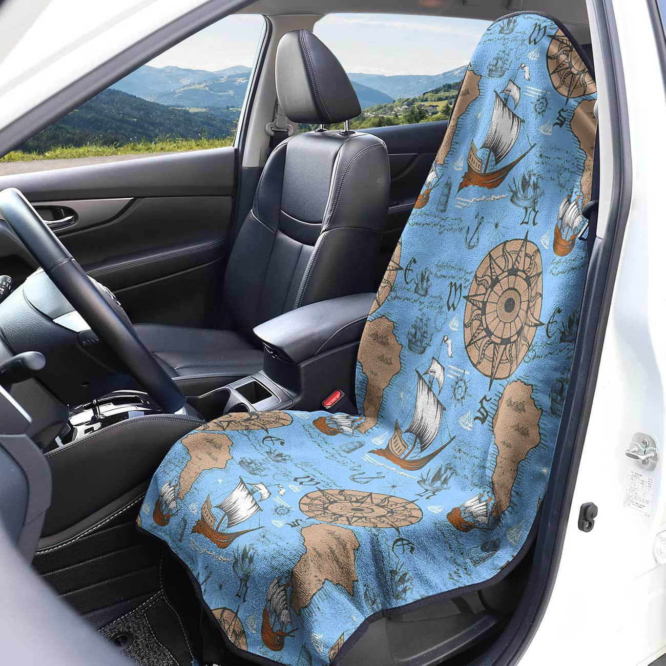 Car seat towel cover front seat protector suitable for gym and exercise, universal for all seasons, car use 132