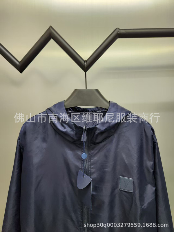 高品质 毒家 1-V家双面可穿满印暗纹提花夹克高定宽松连帽冲锋衣|undefined