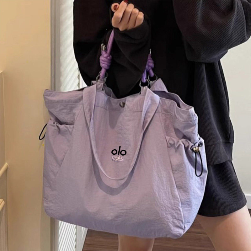 Alo Cross-Border Outdoor Backpack Large Capacity 2026 New Travel Tote Bag For Women Lightweight Nylon Handbag - Thumbnail 6