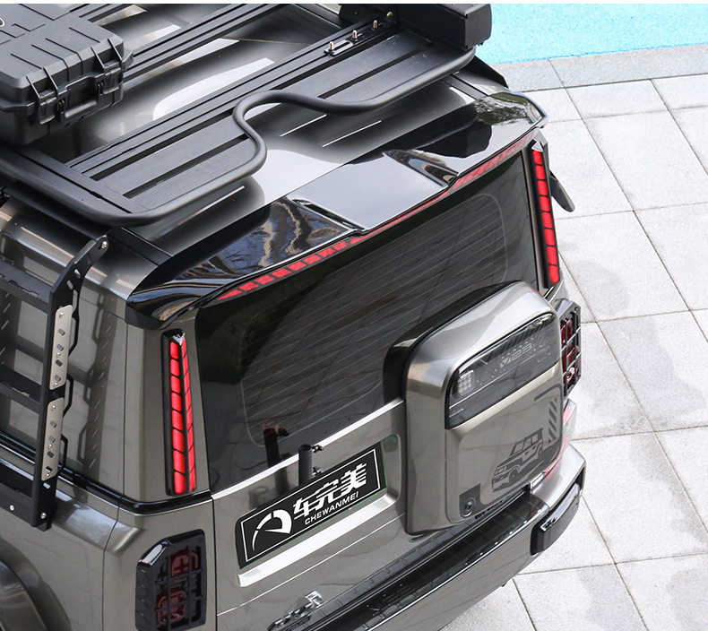 Suitable for Chery Icar V23 Tail Light High-Mounted Brake Light Led Sequential Turn Signal Pillar Light D-Pillar Tail Light Accessories