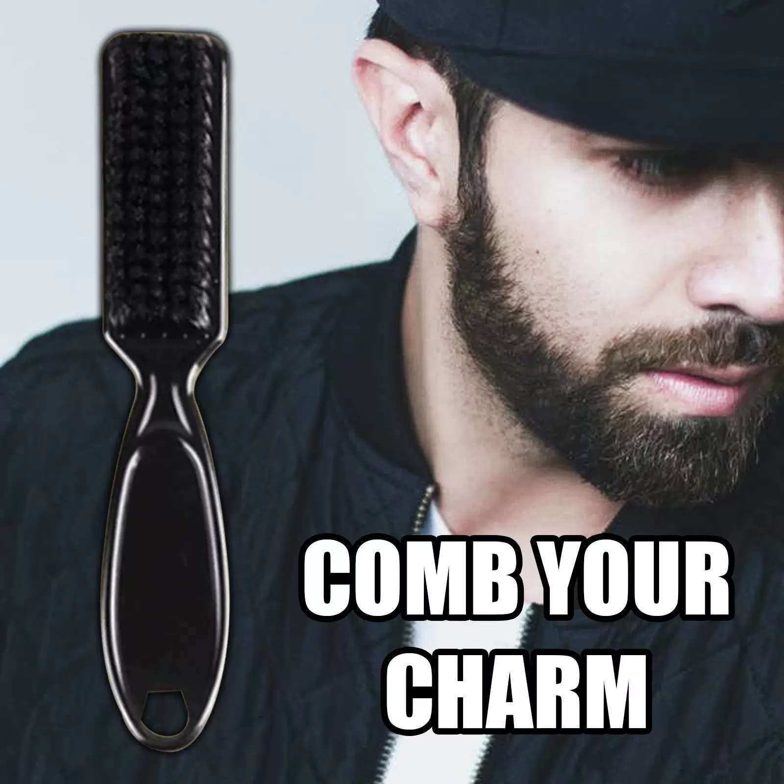 Внешняя торговля трансграничная мужская борода укладка бороды щетка чистка уход за лицом гладкой волос щетка