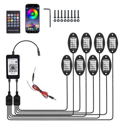 One-To-Four App Ambient Lights, Pickup — Other lights - straight-outlet-app-remote-control-one-drag-eight