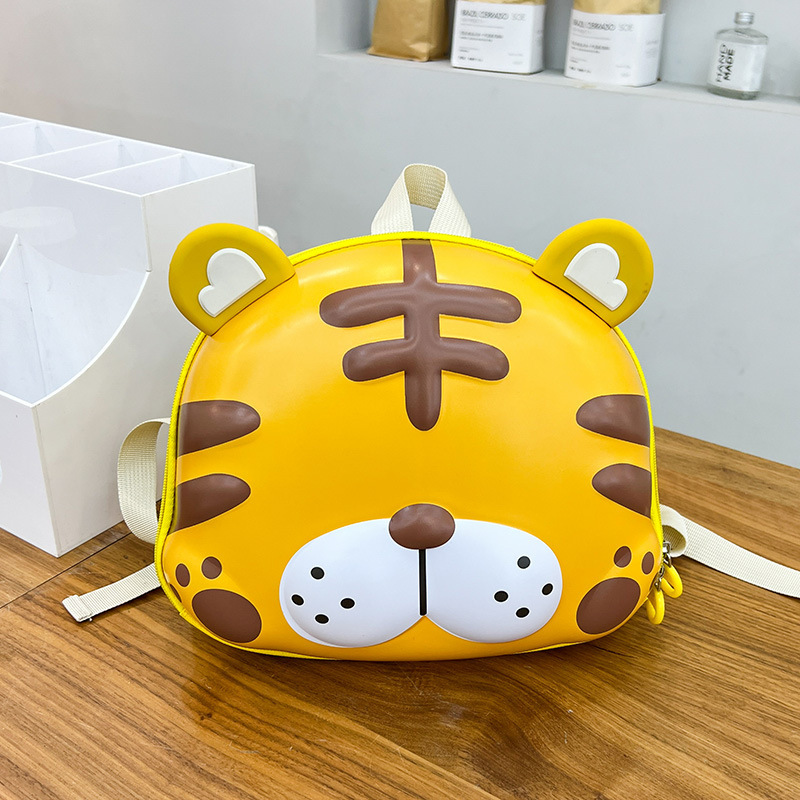 Nueva moda jardín de infantes mochila material EVA tigre de dibujos animados mochila de hombro para niños mochila de viaje casual para niños