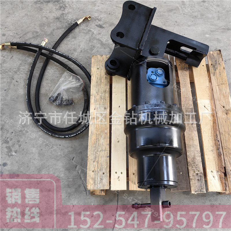 液压凿岩钻孔机 勾机螺旋钻 挖机螺旋钻桩帽成型机 打光伏桩钻孔