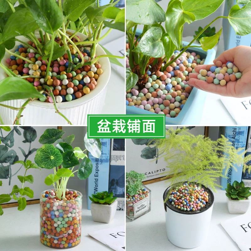 Цветные керамзитовые гранулы для нижней части цветка