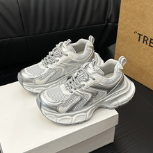 欧洲站网红老爹鞋女ins潮2025春季新款韩版时尚潮流厚底运动单鞋