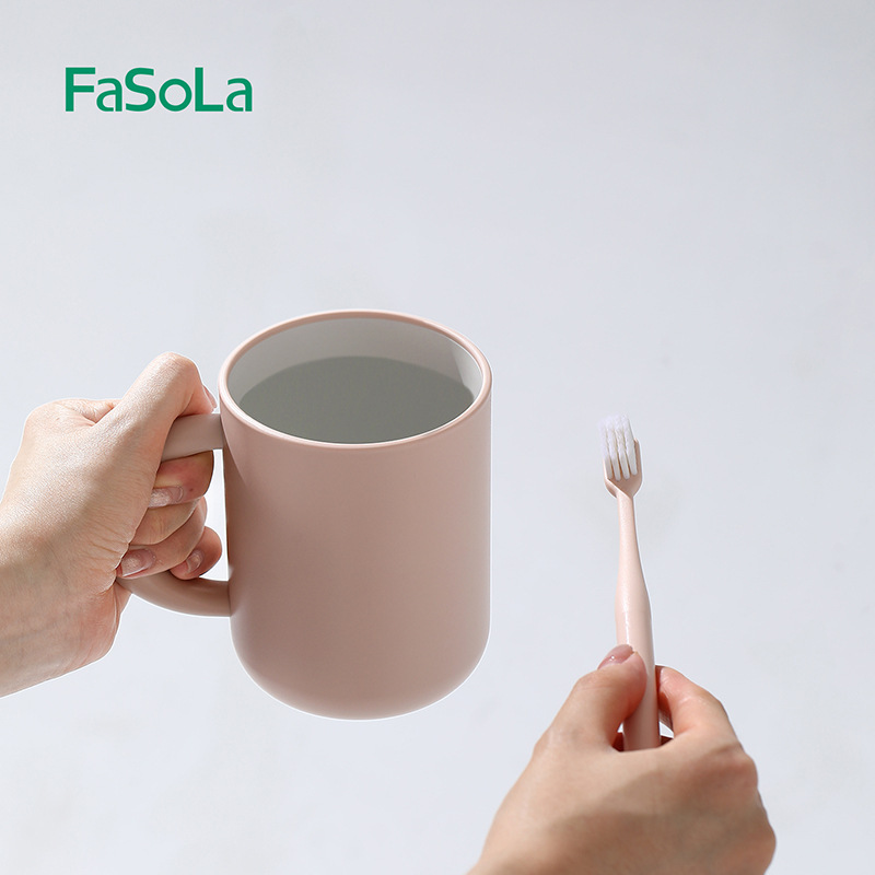 FaSoLa 学生マウスウォッシュカップ、ホームカップルウォッシュカップ、シンプルでポータブルな高価値歯ブラシカップ|undefined