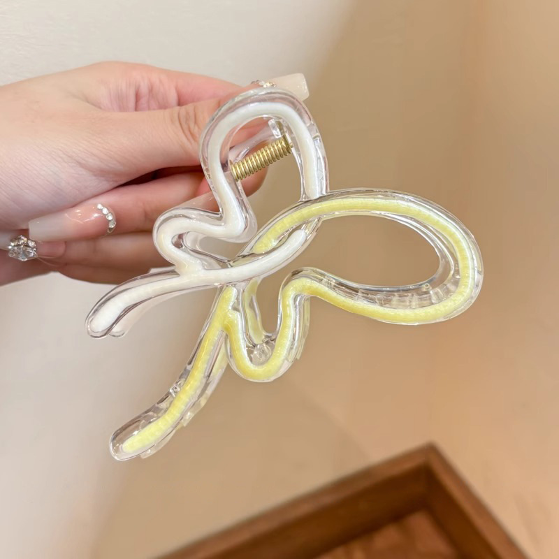 Clip de agarre simple de verano, volumen de cabello de alta calidad, clip de tiburón, horquilla grande, horquilla, nuevo cabello femenino, tocado 2024