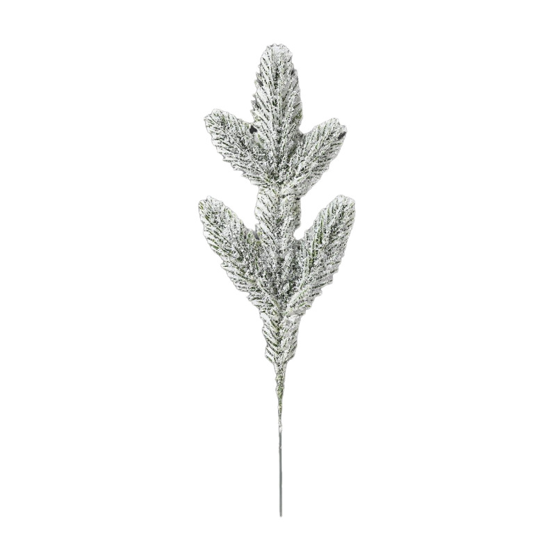 圣诞节雪花五叉松针跨境人造仿真植物塑料松针雪花仿真树叶配件|undefined