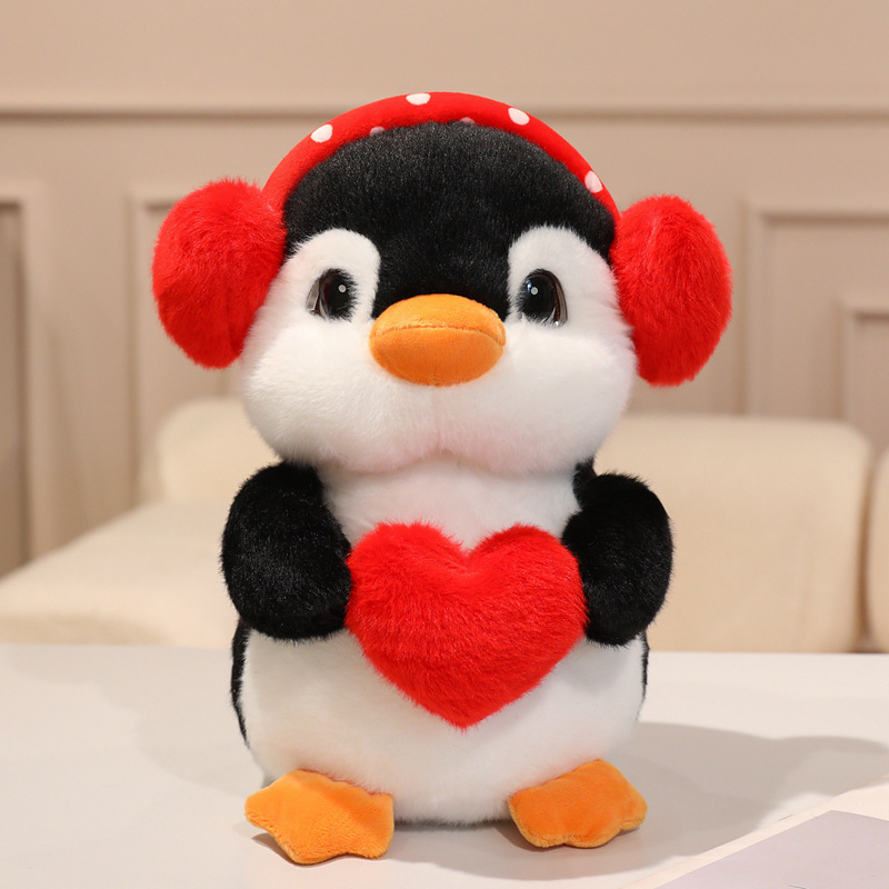 Círculos animados con auriculares muñecas juguetes de peluche muñecas de amor niñas acompañadas muñecas de tela tranquilizadora