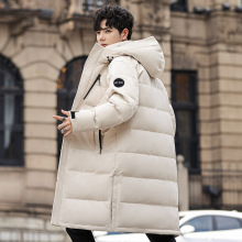 羽绒服男2025年冬季新品高品质90%白鸭绒中长款外套男装上衣潮牌
