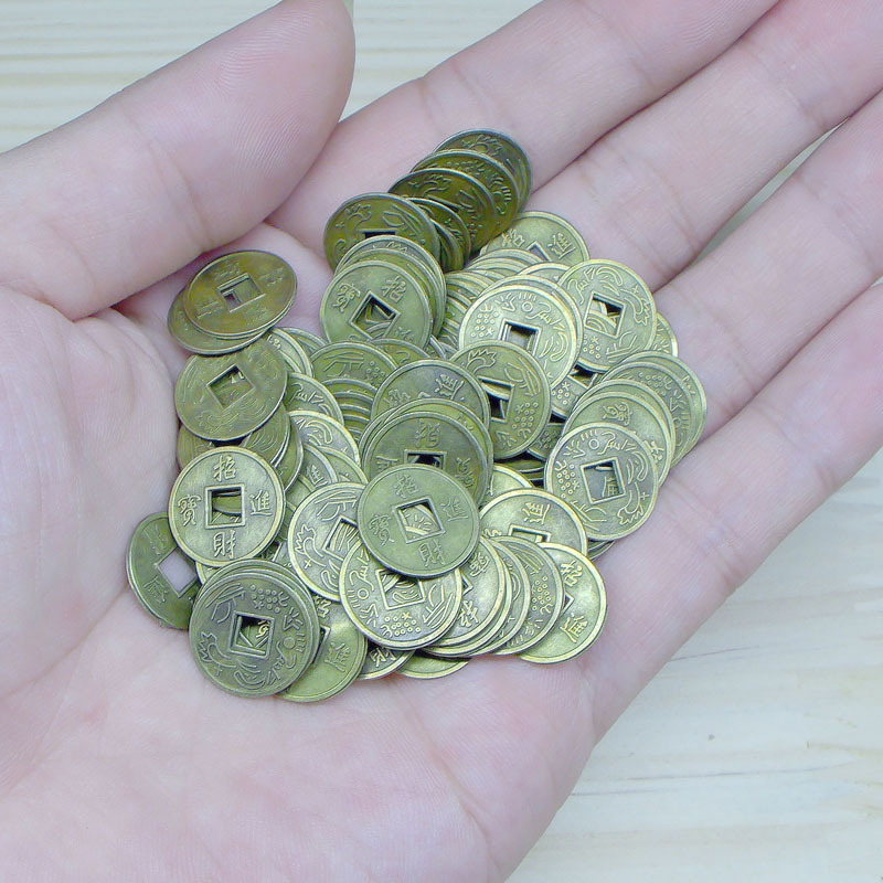 부를 끌어들이는 1.4cm 합금 용과 봉황