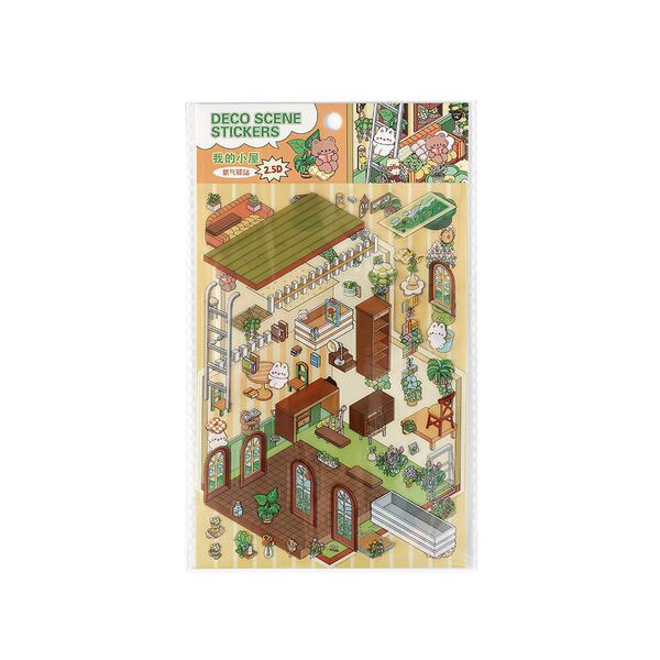 Jilu Infeel.Me My House Series 2.5D Landscape Stickers Cute Diy…