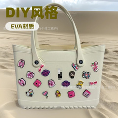 EvaビーチバッグDIY洞洞バッグファッション軽量かわいいアニメ装飾バッグハンドバッグ