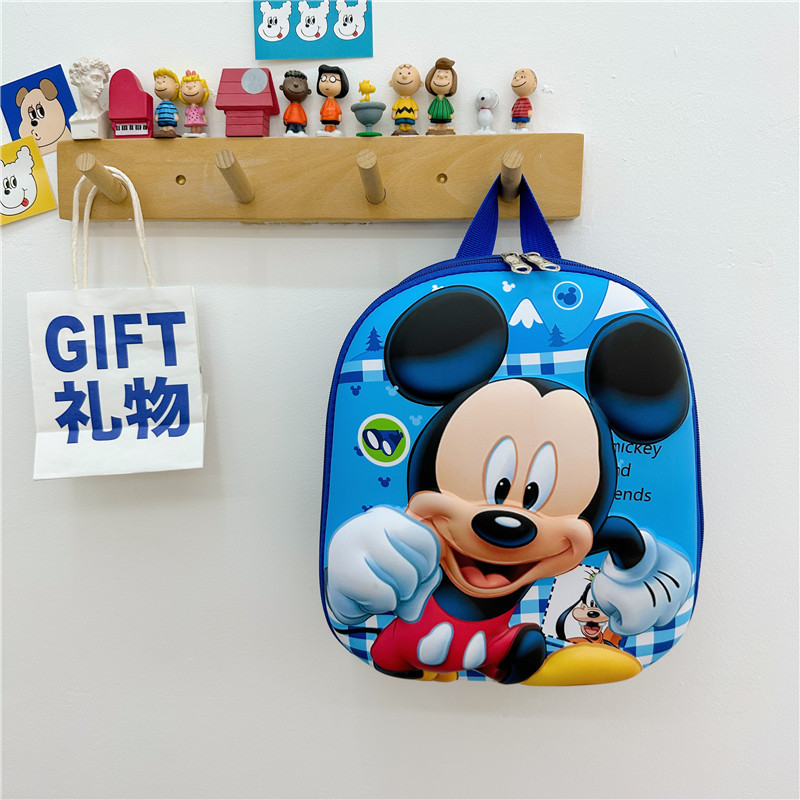 2024 nuevos niños de dibujos animados y niñas bebé Eva cáscara dura coreano lindo kindergarten mochila al por mayor