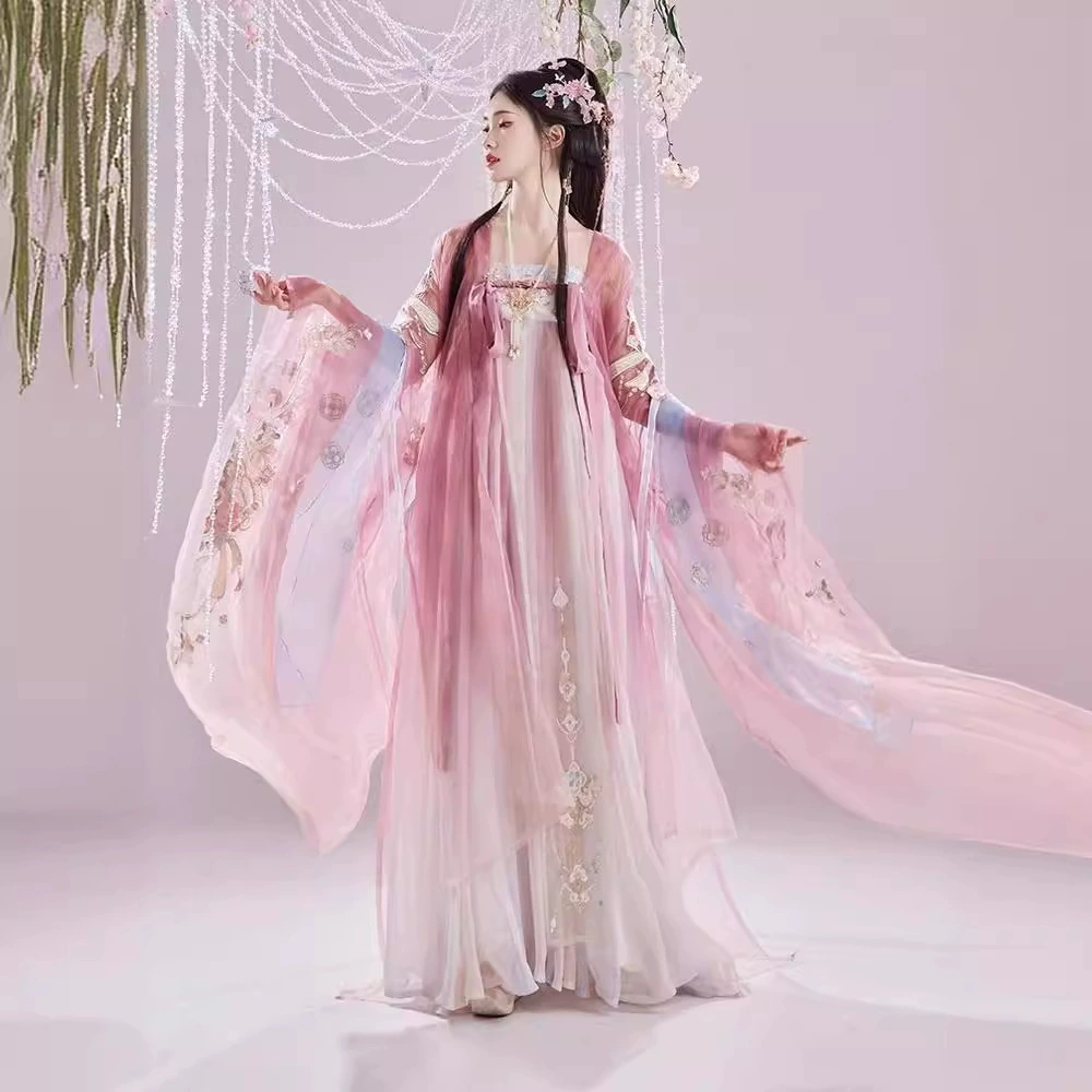 Женский новый стиль Yunyan Huanyan оригинальный Hanfu женская вышитая юбка Xunzi улучшенные китайские элементы