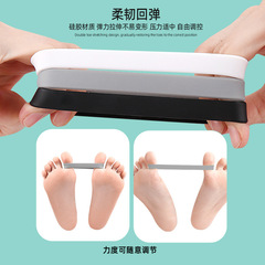 Thumb deformity big toe bone correction training extension puller pure color smooth silicone wristband silicone pull band