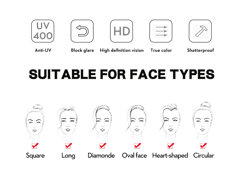 54g Weight Full Frame Glasses Structure Sunglasses Classification PC, UV400 Protection Lens Material toad glasses Glasses Style Travel Occasion Geometric Pattern Unisex Gender Streetwear Style Streetwear Geometric PC UV400 Protection Toad Glasses Full Frame Women's Sunglasses 2