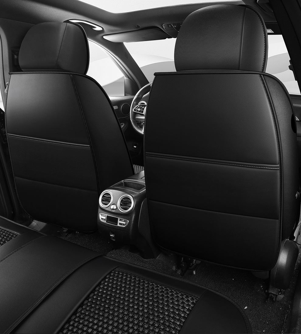 25 Years New Breathable Leather Ice Silk All-Inclusive Four-Season Universal Car Seat Cushion Seat Cover Manufacturer Wholesale Cross-Border