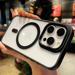 適用iphone15手機殼膚感磁吸蘋果15promax簡約14小眾13純色12外貿