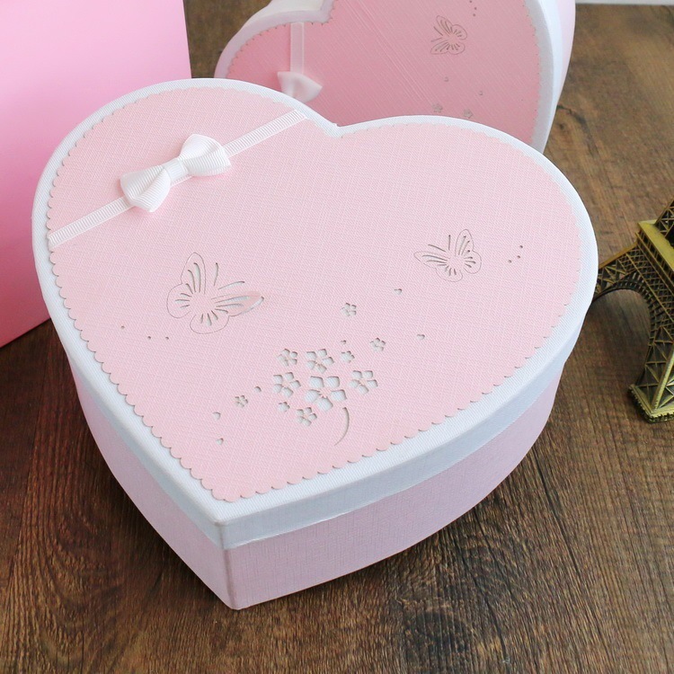 Caja vacía 52 caja de regalo caja de cumpleaños caja de regalo en forma de corazón caja de regalo de lápiz labial para novia 0 pequeño amor