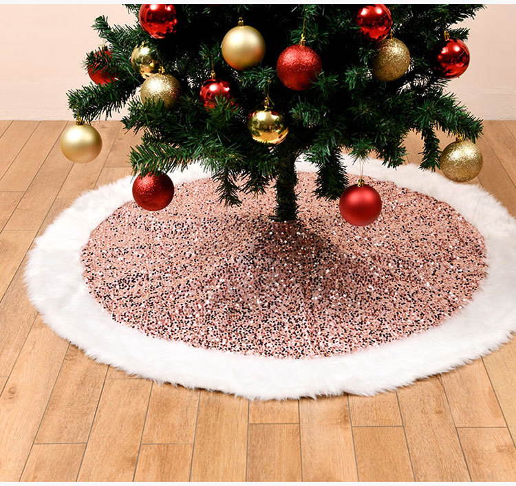 Christmas Plush Sequin Fabric  Tree Skirt Wholesale Nihaojewelry display picture 9