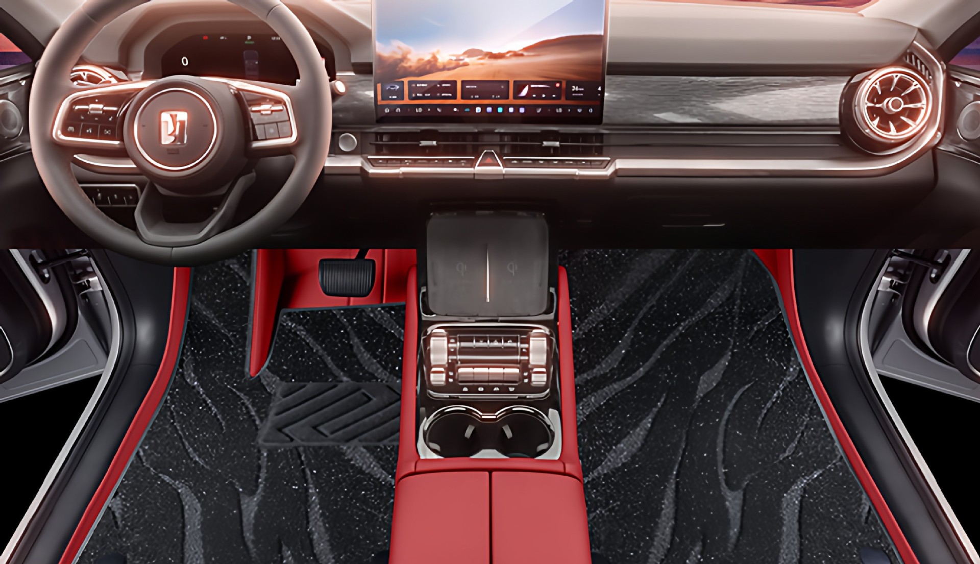 Suitable for Tank 400 Trunk Mat, Full Surround Trunk Mat, 26 Models Hi4-Z/Hi4-T Fuel Version Modification Parts
