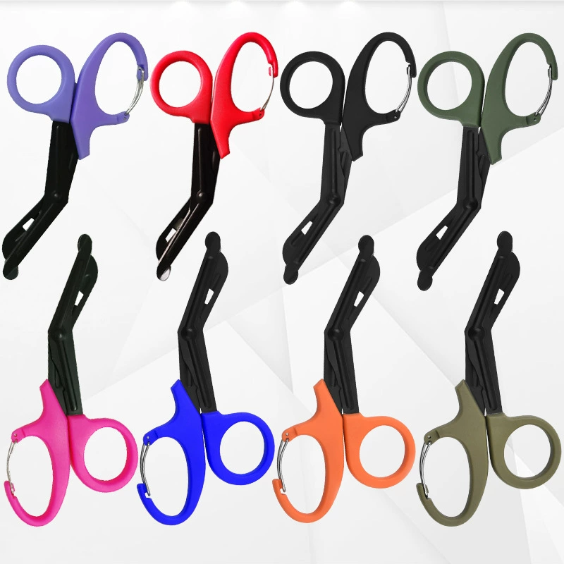 Марлевые ножницы 19CM холст ножницы EMT лента режет ленту колена ножницы из нержавеющей стали марлевые ножницы