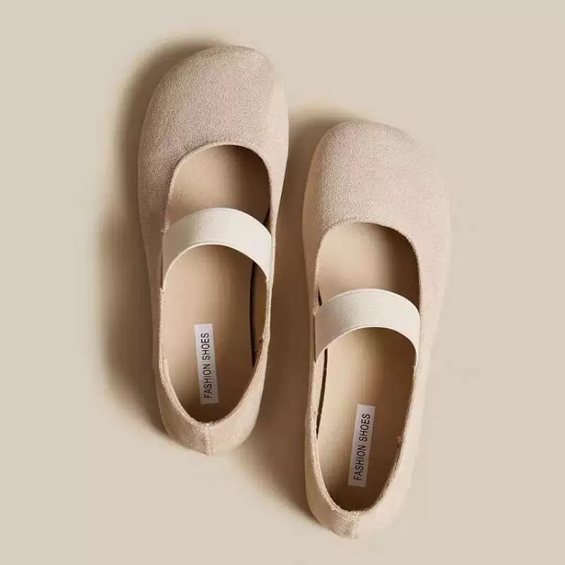 Элегантные женские туфли на плоской подошве с мягкой подошвой, новые французские ретро-слипоны на плоской подошве 2025 года для ленивых с юбками на все сезоны.