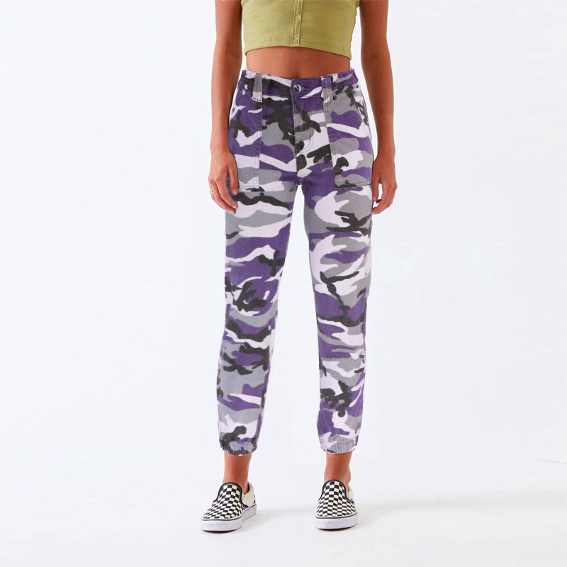 Pantalones Vaqueros Casuales de Camuflaje para Mujer, Estilo Hip-Hop, Holgados, Estilo Urbano, Otoño/Invierno 2025, Novedad Europea y Americana