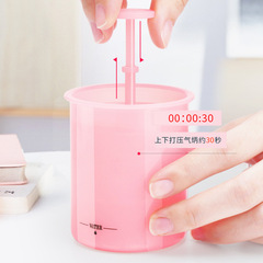 Facial cleanser foamer, shampoo, shower gel, lotion foaming bottle, simple manual push-type foamer